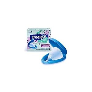 Tampax Cup Coupelle menstruelle réutilisable avec étui de protection Flux abondant
