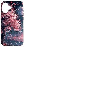 Sakura Cerisier Fleur de Cerisier Lune Coque pour iPhone 16
