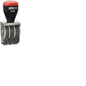 Colop tampon dateur 04000 mois en chiffres Hauteur d'impression 4 mm 108646