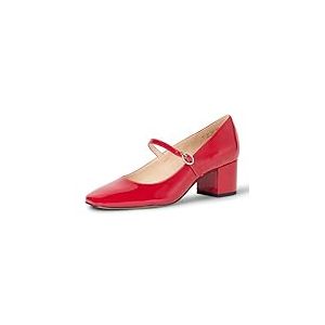The Drop Aoki Heeled Mary Jane Talons Plateforme, Rouge, 38.5 EU