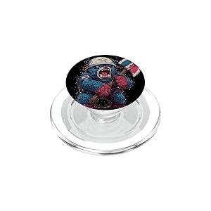 Costume d'ours Hache en colère pour Les Amateurs de Combat PopSockets PopGrip pour MagSafe