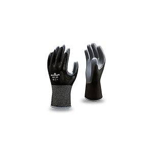 SHOWA 370, Enduction de Nitrile, Grip polyvalent, Noir/gris fonc&eacute;, 7/M