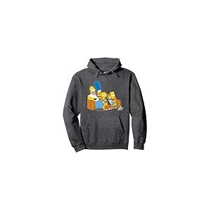 The Simpsons Homer Marge Maggie Bart Lisa Simpson Couch Sweat &agrave; Capuche