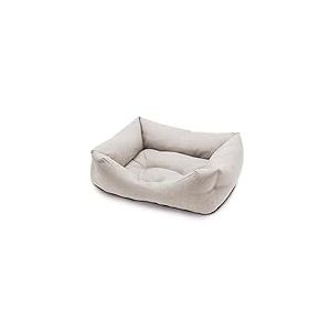Croci Hydro Niche imperm&eacute;able imperm&eacute;able pour Chien, Niche en Tissu, Lavable Facile &agrave; Nettoyer, rectangulaire, Beige, 90 x 70 cm