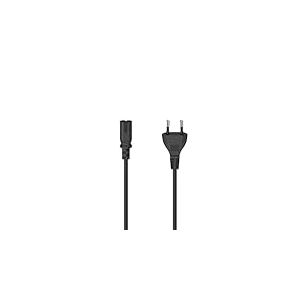 Hama Câble d'alimentation Bipolaire 2.5m, Prise Euro Type C vers Prise Femelle en 8 / C7, Cordon éléctrique Audio, vidéo, Radio, Sonos Play Noir