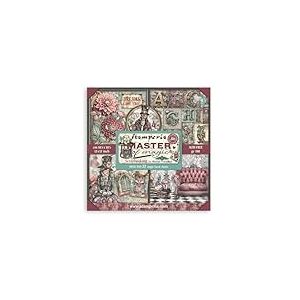 Stamperia - Scrapbook Paper Pad for Scrapbooking, Albums, Card Making, Bullet Journalling and More, Acid Free, Single Face, Perfect for Hobbies, Crafts, and Gifting (Master of Magic) (30.5 x 30.5cm)