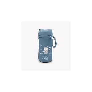 Nuvita 4441 | Bouteille Thermique avec embout en silicone et paille 500 ml | Conserve les boissons chaudes et froides | Thermos pour enfants | Récipient Portable | Powder Blue
