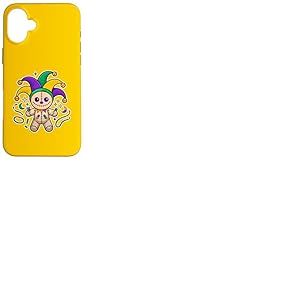 Poup&eacute;e vaudou color&eacute;e Mardi Gras Coque pour iPhone 16 Plus