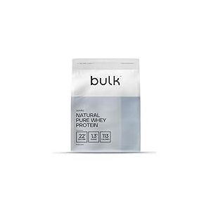 Bulk Pure Whey Protéine Naturelle, Shake édulcoré à la stévia, Vanille, 1 kg, 26 Portions