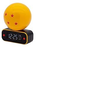 Teknofun Enceinte et Réveil numérique Dragon Ball Z Boule de Cristal Jaune/Rouge/Noir, Unique