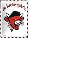 I&S / Les collections r&eacute;tro Plaque m&eacute;tal relief 40x30 cm La vache qui rit La vache qui rit Produit sous licence officielle et/ou design exclusif, M&eacute;talis&eacute;