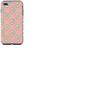 Marguerite Motif Fleur Esthétique Vintage Vibes Été Coque pour iPhone 7 Plus/8 Plus