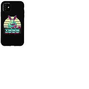 1999 Année du Lapin Anniversaire 80s Zodiaque Chinois rétro Coque pour iPhone 11