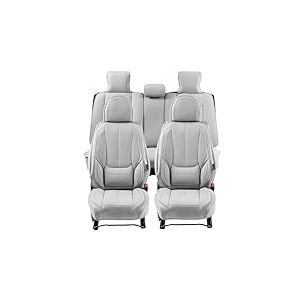 VEVOR Housses de siège de Voiture universelles, Ensemble Complet de sièges Avant et arrière, Housse de siège en Simili-Cuir, 13 pcs, appuie-tête détachable, airbag, pour Voitures SUV camions, Gris