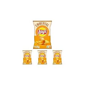 Lay's Saveur Fromage 145 g (Lot de 4)