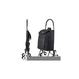 VEVOR Chariot de Courses Pliable, 36 L, Chariot Monte Escalier d'&Eacute;picerie avec 6 Roues, Sac de Rangement en Tissu Oxford, pour Shopping, Bureau, D&eacute;m&eacute;nagement, Transport, Ext&eacute;rieur, Blanchisserie, Noir