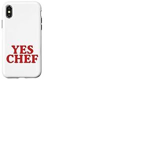 C'est dr&ocirc;le, Laisse-Moi t'entendre dire Oui Chef | Kitchen Chef Cook Coque pour iPhone X/XS