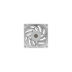 Watio Wave Ventilateur auxiliaire de 120 mm, ultra silencieux, blanc, idéal pour maintenir le flux d'air dans n'importe quel espace