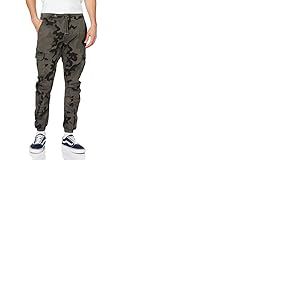 Urban Classics Treillis &eacute;lastiqu&eacute; Homme Bas de surv&ecirc;tement Camouflage Sombre L