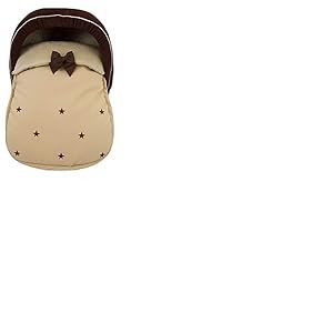 Housse universelle pour groupe 0 ou Maxi Cosi + Capote. C'est disponible en plusieurs modèles et couleurs (Sydney Camel/Chocolat)