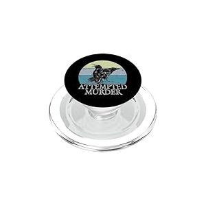 Attented Murder Chemise &agrave; Oiseaux Motif Corbeaux et Corbeaux PopSockets PopGrip pour MagSafe