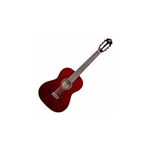 Ortega Guitars Guitare Concert Rouge Taille 7/8 - Série Family - Housse incluse - acajou / table épicéa (R121-7/8WR)