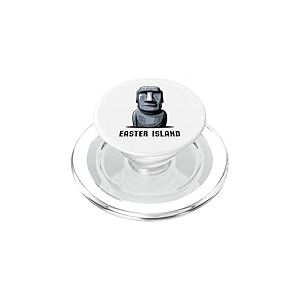 Statue Moai Île de Pâques Rapa NUI PopSockets PopGrip pour MagSafe