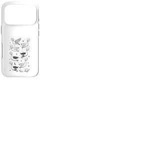 Oies dans l'espace r&eacute;tro dr&ocirc;le r&eacute;tro dr&ocirc;le Coque pour iPhone 17 Pro