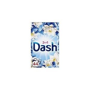 Dash 2in1 Air Frais et Fleurs Blanches Lessive En Poudre 44 Lavages, Avec Fraîcheur Lenor, Fabriquée En France