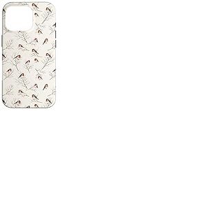 Vintage Redbreast Branches d'hiver Nues Coque pour iPhone 16 Pro