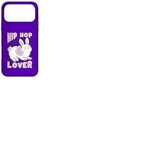 Lapin Hip-hop Amoureux Kawaii Mignon dr&ocirc;le Coque pour iPhone 17 Pro Max