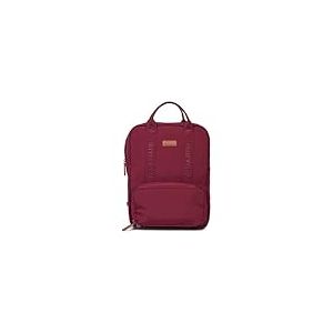 Childhome, Sac à dos à langer Family Bag, Grande capacité, Multifonctionnel, Tapis à langer inclus, 11 Compartiments, Pochettes Isothermes, Passage Trolley-valise, Accroche Poussette, 20.5L, Bordeaux