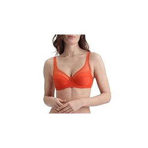 DIM Femme - Soutien-Gorge Generous Classic x1 | Maintien Parfait pour Poitrines Généreuses | Microfibre Épaisse et Stretch | Dos en U et Bretelles Larges | Look Moderne et Confort Absolu