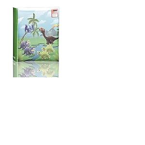 Arpan Slip in Les dinosaures mignons des enfants dans la scène préhistorique 200 porte 6x4 "/ 15x10cm photo album