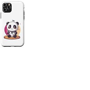 Panda Astronaute avec caf&eacute; Astronaute de l'espace Panda Coque pour iPhone 11 Pro