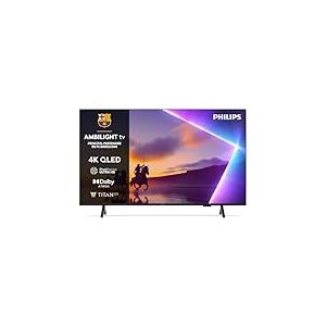 Philips Ambilight 55PUS8500 4K LED Smart TV - Écran 55 Pouces avec Plateforme Pixel Precise Ultra HD, Titan OS et Son Dolby Atmos, Compatible Alexa et Assistant Vocal Google