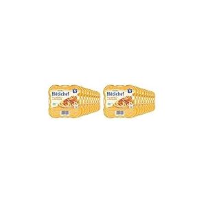 Blédina - Blédichef - Repas Bébé 12 Mois - 9 Plats Petits Spaghetti à la Bolognaise - Faible Teneur en Sel - Petits Morceaux - Dès 12 Mois - 9 Assiettes de 230g (Lot de 2)