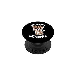 Chien l&eacute;opard Catahoula Amusant Chien l&eacute;opard Catahoula PopSockets PopGrip Adh&eacute;sif