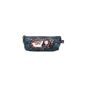 Trousse d'écolier Gorjuss Curiosity Gris Vert (22.3 x 8.8 x 5.7 cm)