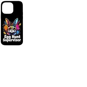 Chasse aux œufs Superviseur Lapin de Pâques Coque pour iPhone 14 Pro Max