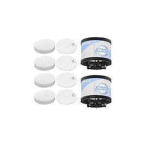 LEVOIT LSV-V202F-WEU, Filtre d'aspirateur, Mousse, Blanc