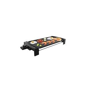 Cecotec Plancha Électrique Tasty & Grill 3000 Blackwater. 2600 W, Aluminium Fondu, Résistance sous forme de E, Thermostat ajustable, Convient pour un nettoyage au lave-vaisselle