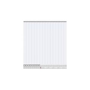 VEVOR Rideau à Lanière PVC, 244x244 cm, Rideau Lamelles Transparent, 12 Bandes de Porte Plastique Épaisseur 2 mm pour Porte de Chambre Froide, Entrepôt, Refroidisseur de Supermarché, Chevauchement 50%