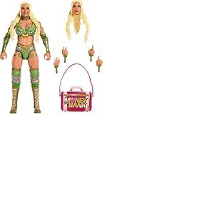 Mattel Mattel WWE Figurine articulée Tiffany Stratton de 15 cm à Collectionner, avec têtes et Mains interchangeables et 30 Points d’Articulation, JHV88