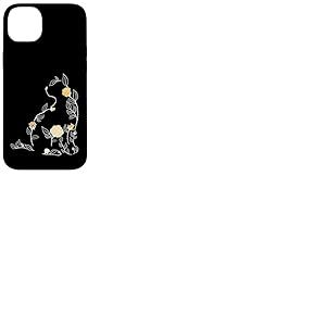 University Varsity-Gold Flower Cat Varsity-Gold Coque pour iPhone 14 Plus