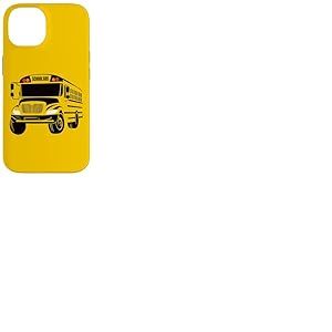 Costume de conducteur de Bus Scolaire Jaune Coque pour iPhone 14