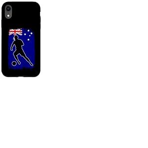 Silhouette de Drapeau Australien Australien fiert&eacute; pour Les Amateurs Coque pour iPhone XR