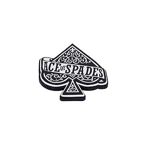 Nemesis Now Lot de 4 Dessous de Verre en résine sous Licence Officielle Motorhead Ace of Spades, Noir, 12,5 cm
