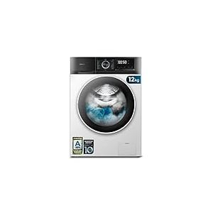 Cecotec Lave-linge 12Kg Chargement Frontal Bolero DressCode 12500 Inverter. Finition Blanc,Moteur Inverter Plus, SteamMax, 16 programmes, Nettoyage à la vapeur, DelayStart, Écran de contrôle total