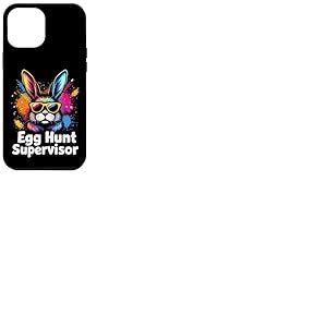 Chasse aux œufs Superviseur Lapin de Pâques Coque pour iPhone 12 Pro Max
